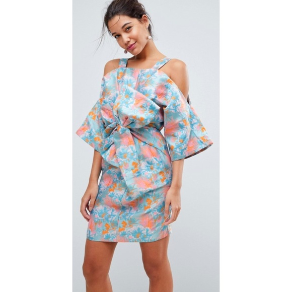 asos tropical dress